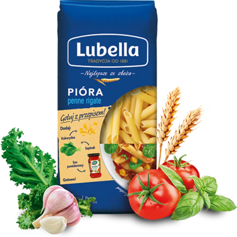 Lubella Pasta & Noodles Penne Rigate 14.10oz 400g (Piora) Lubella