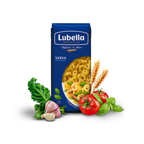 Lubella Pasta & Noodles Scrolls Pasta 14.10oz 400g (Uszka) Lubella