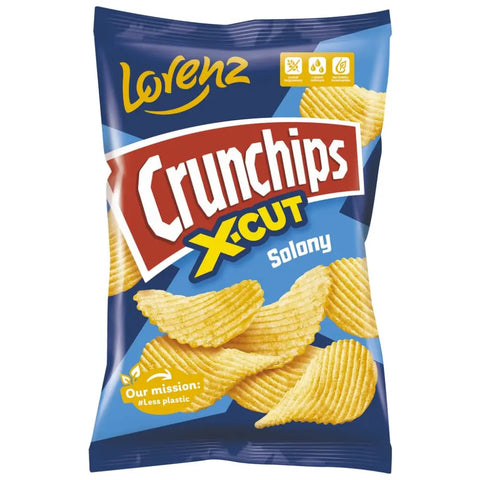 Lorenz Potato Chips Salted X - CUT 4.94oz 140g Lorenz