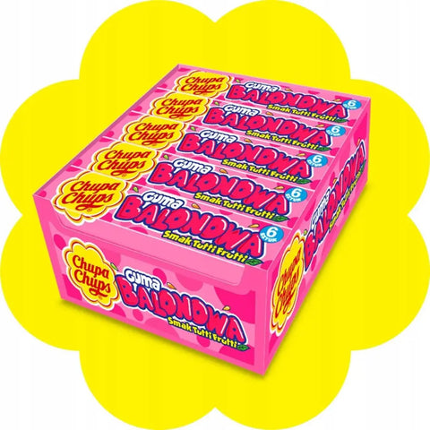 Chupa Chups Big Babol Tutti Frutti 0.97oz 27.6g (Pack of 20) Chupa Chups