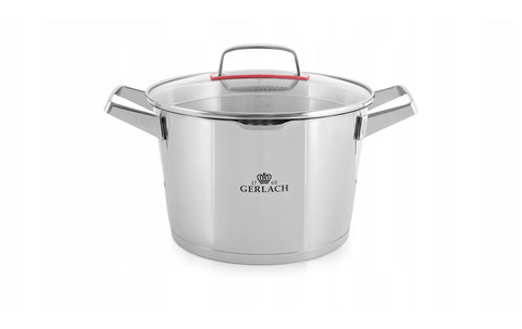 SUPERIOR 5-Piece Pot Set w Lids Gerlach USA