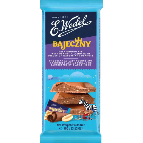 Wedel Milk Chocolate Bajeczny 3.5oz 100g E.Wedel