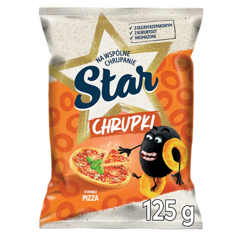 Star Savory Corn & Potato Snacks Pizza 4.4oz 125g Star