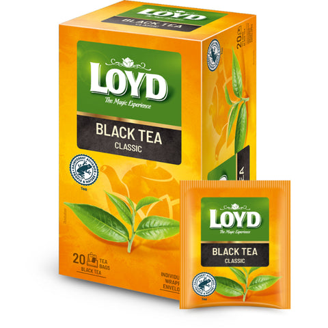 Loyd Black Tea Classic Doublechambers Enveloped 20 Bags Loyd