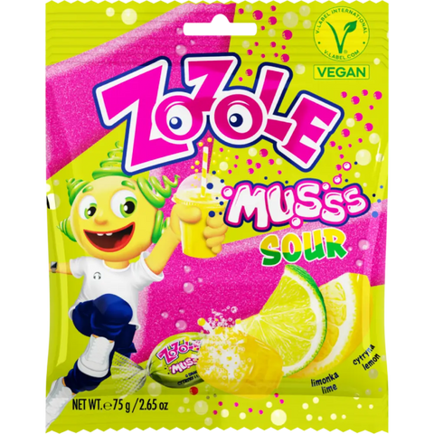 Mieszko Zozole ā Fruity Chewy Candies Muss Extra Sour Citrus 2.64oz 75g (Pack of 5) Mieszko
