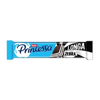 Princessa Longa β Wafer Bars Zebra 1.41oz 40g (Pack of 30) Nestle
