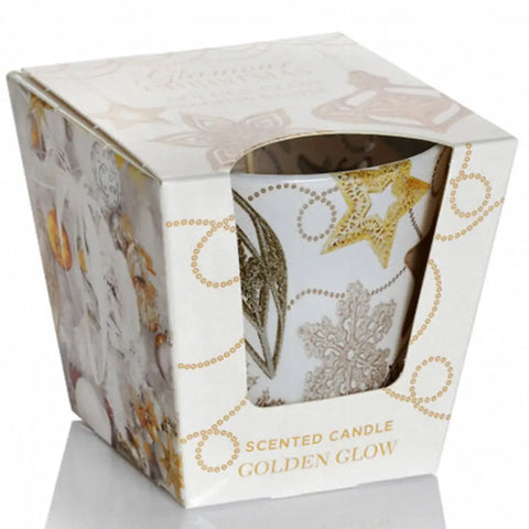 Golden Glow Glamour – Christmas Scented Candle by Bartek Bartek Candles