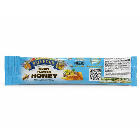 BELVEDER Multi Flower Honey Sachets 0.7 Oz 20g (Pack of 1) Belveder