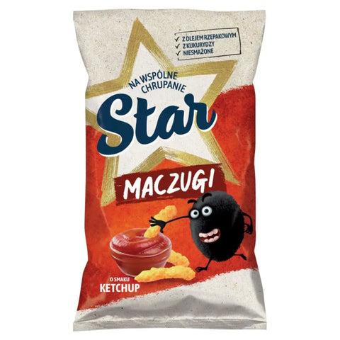 Star Savory Corn & Potato Snacks Ketchup 2.8oz 80g Star