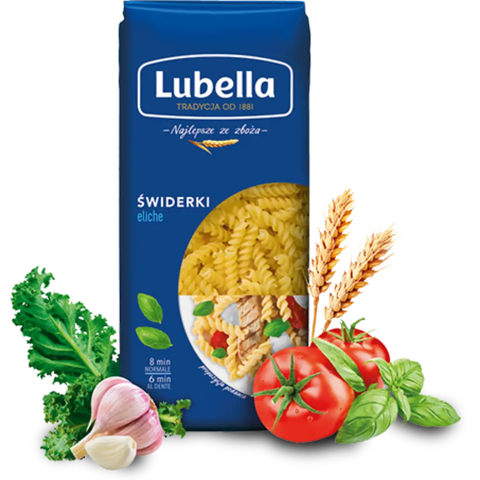 Lubella Pasta & Noodles Fusilli 14.10oz 400g (Swiderki) Lubella