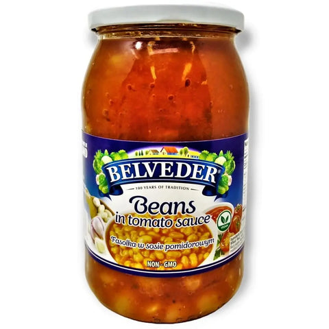 Belveder Beans in Tomato Sauce 31.74oz 900g Belveder