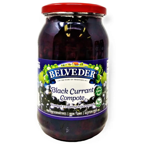 Belveder Blackcurrant Compote 31.74oz 900g Belveder