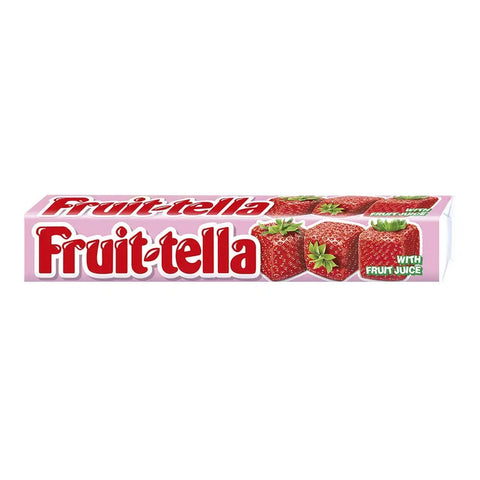 Fruittella Chewy Candy ā Assorted Fruit Flavors Strawberry 1.44oz 41g (Pack of 20) Fruittella
