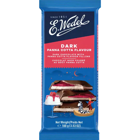 Wedel Dark Chocolate Dark Panna Cotta 3.5oz 100g E.Wedel