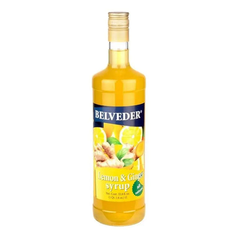 Belveder Lemon & Ginger Syrup 33.8fl.oz 1L Belveder