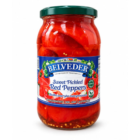Belveder Sweet Pickled Red Peppers Belveder