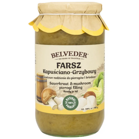 Belveder Sauerkraut & Mushroom Pierogi Filling Belveder