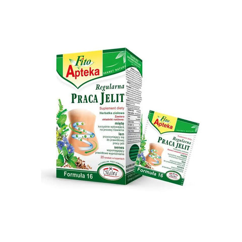 Malwa Functional Teas Fito Apteka Regular Bowel Function 1.41oz 40g Malwa