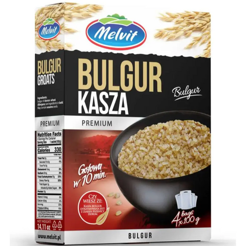 Melvit Bulgur Bulgur 4 x 3.5oz 100g Melvit