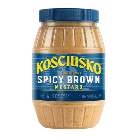 Plochman’s Kosciusko Mustard Spicy Brown 9oz 255g Plochman's