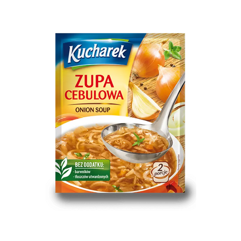 Kucharek Instant Soups Assortment Onion Soup 1.05oz 30g (Pack of 5) Kucharek