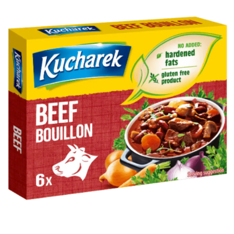 Kucharek Bouillon Cubes Beef 4.22oz 120g (Pack of 5) Kucharek