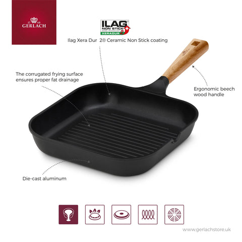 Grill pan NATUR 24 cm Gerlach USA