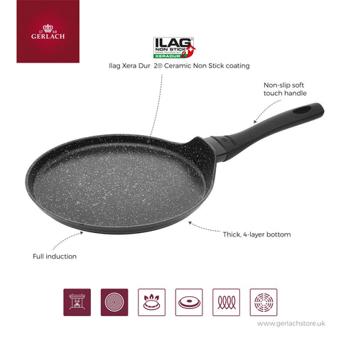 25 cm Pancake Pan GRANITEX Gerlach USA