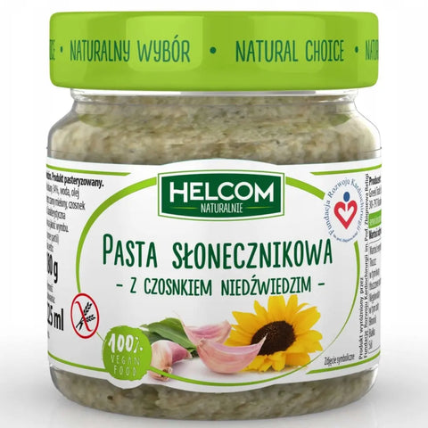 Helcom Spread Sunflower with Wild Garlic 6.35oz 180g Helcom