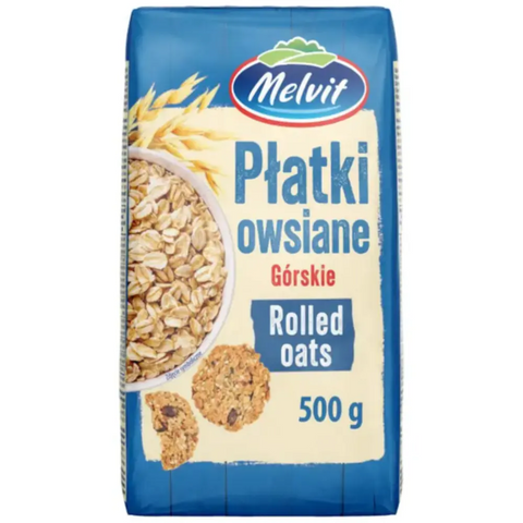 Melvit Oat Rolled Gorskie 17.6oz 500g Melvit