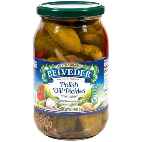 Belveder Polish Dill Pickles 'Kartuzkie' Belveder