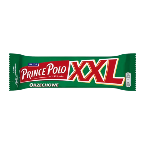 Prince Polo Wafers Bars XXL Hazelnut 1.8oz 52g(Pack of 28) OLZA