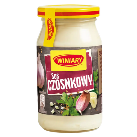 Winiary Jar Sauces Garlic 8.81oz 250g Winiary