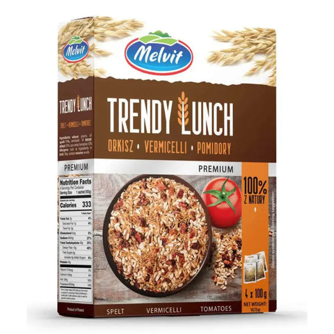 Melvit Trendy Lunch Spelt, Vermicelli, Tomatoes 4 x 3.53oz 100g Melvit