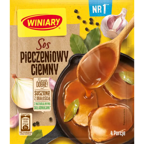 Winiary Instant Sauces Dark Roast Sauce 1.05oz 30g Pack of 5 Winiary