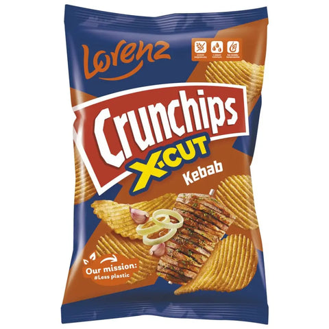 Lorenz Potato Chips Kebab & Onion X - CUT 4.94oz 140g Lorenz