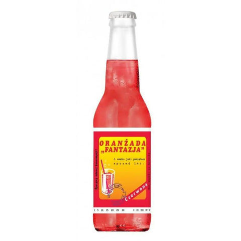 Oranżada “Fantazja” PRL – Retro Polish Soft Drink Red 11.2fl oz 330ml Betex