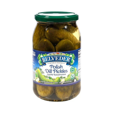 Belveder Polish Dill Pickles 31.74oz 900g Belveder