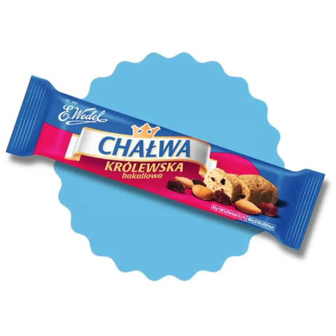 Wedel Sesame Royal Halva Peanuts & Raisins 1.76oz 50g (Pack of 20 ) E.Wedel