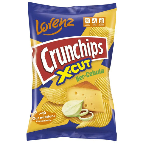 Lorenz Potato Chips Onion & Cheese X - CUT 4.94oz 140g Lorenz