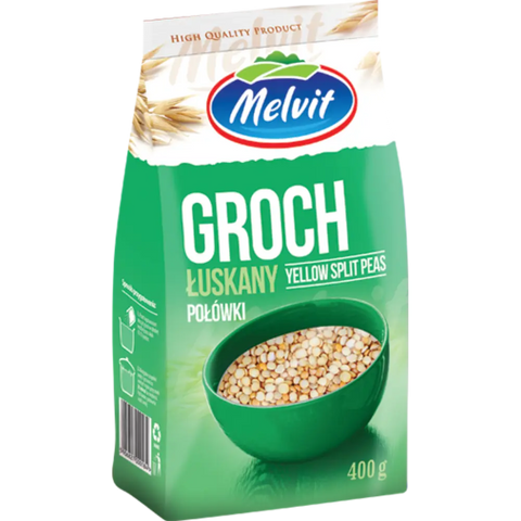 Melvit Yellow Split Peas 14.1oz 400g Melvit