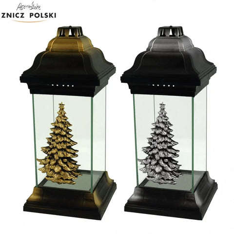 Christmas Grave Candle – BN Chapel with Christmas Tree (LS2 CH) Znicz Polski