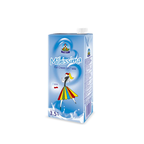 Mleczarnia Łowicz Milk Łowickie UHT Milkissima 3.5% 33.8fl oz 1L Mleczarnia Łowicz