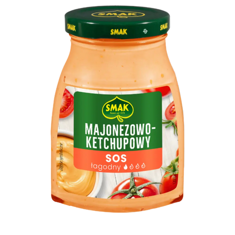 Smak Creams & Sauces Mayo Ketchup Sauce 6.17oz 175g Smak