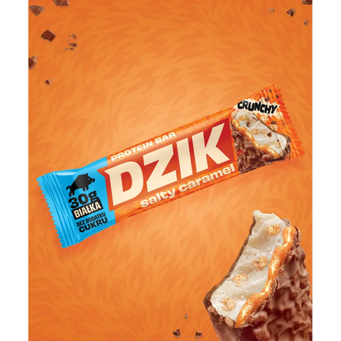 WK Dzik β Protein Bar Salty Caramel 2.53oz 72g WKDZIK