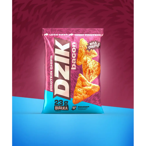 WK Dzik Protein Chips Bacon 1.76oz 50g WKDZIK