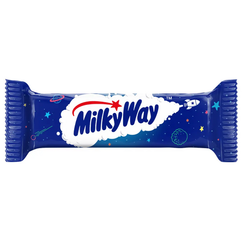 Milky Way Chocolate Bars 0.76oz 21.5g (Single Bar) Milky Way