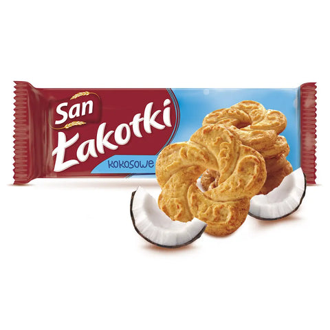 San Lakotki Cookies β Assorted Flavors Coconut 5.93oz 168g San