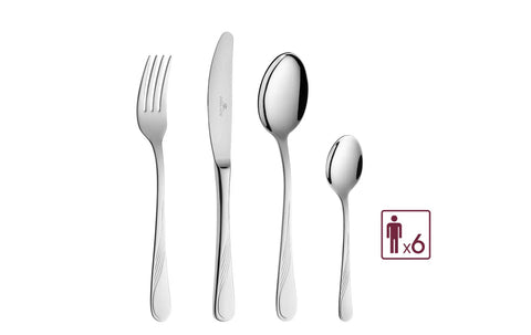 24-piece cutlery set gloss CELESTIA Gerlach USA