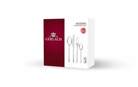 24-piece Cutlery Set Gloss MODERN Gerlach USA